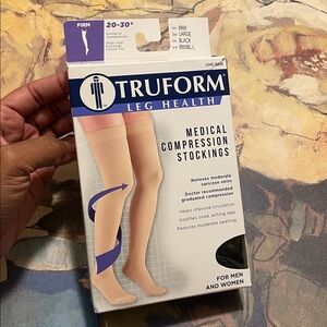 Unisex Medical Compression Thigh High Stockings